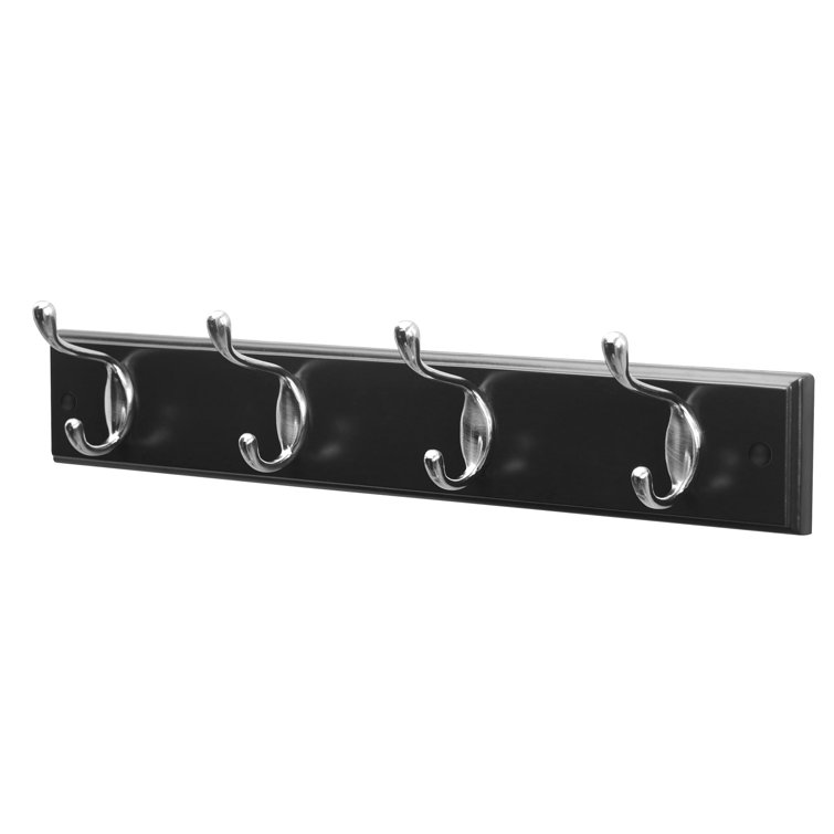 Marlow Home Co. Rhiann 4 Hook Wall Mounted Coat Rack Wayfair.co.uk
